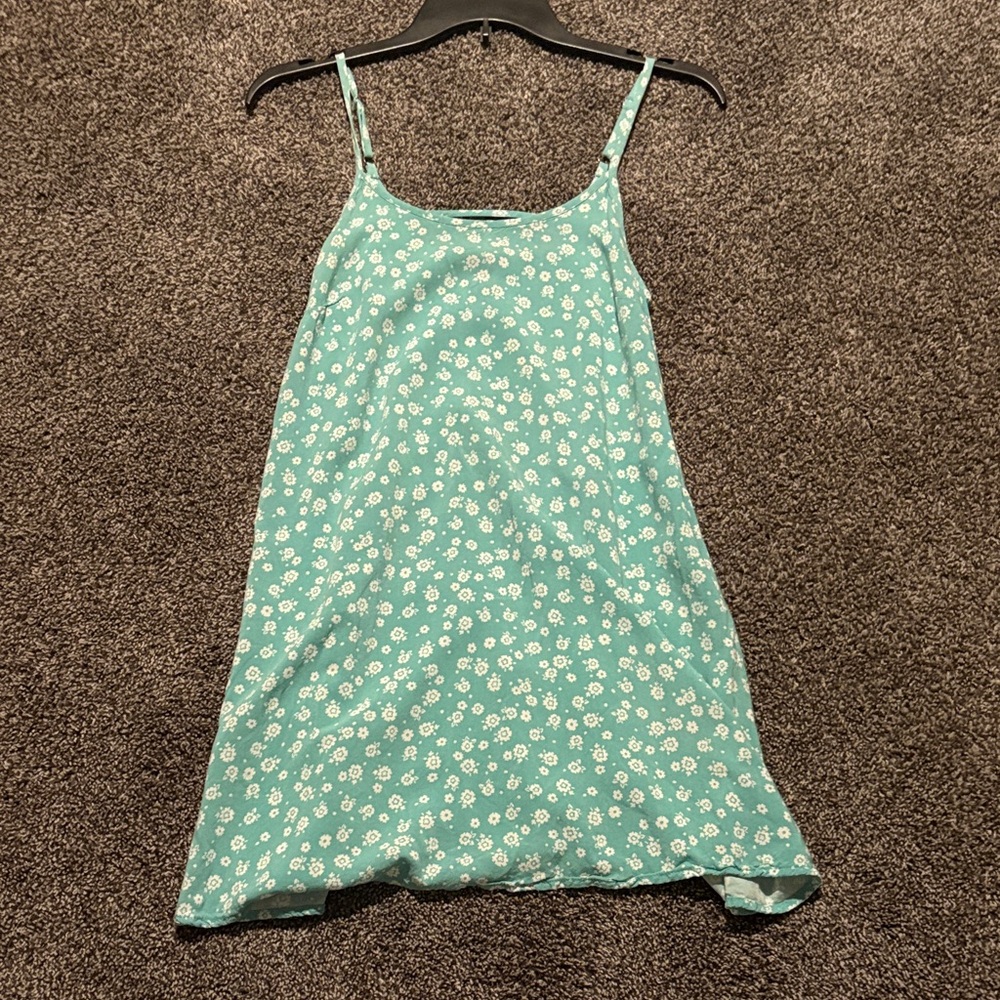 Wild Fable Teal Floral Mini Dress